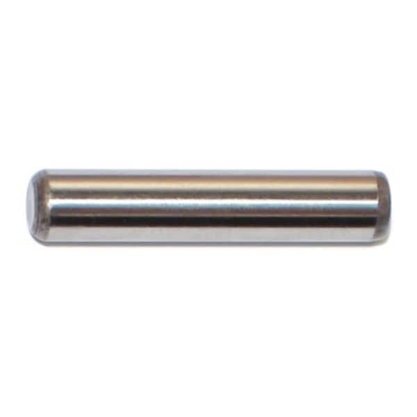 Midwest Fastener 1/4" x 1-1/4" Plain Steel Dowel Pins 10PK 76393